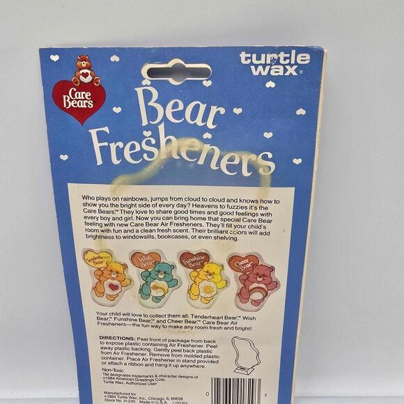 1984 Care Bear Funshine Bear Turtle Wax - Picture 3 of 7